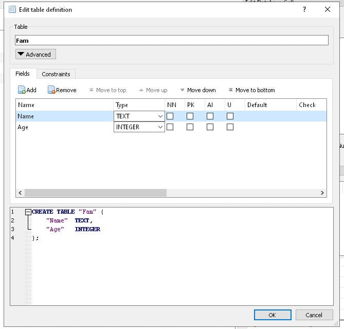 sqlite database design tutorial